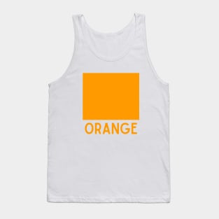 Learn Your Colours - Orange Tank Top